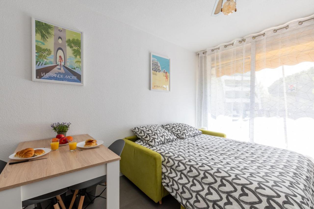Studio Vasco / Confortable / Lumineux / Parking Prive La Grande Motte Luaran gambar