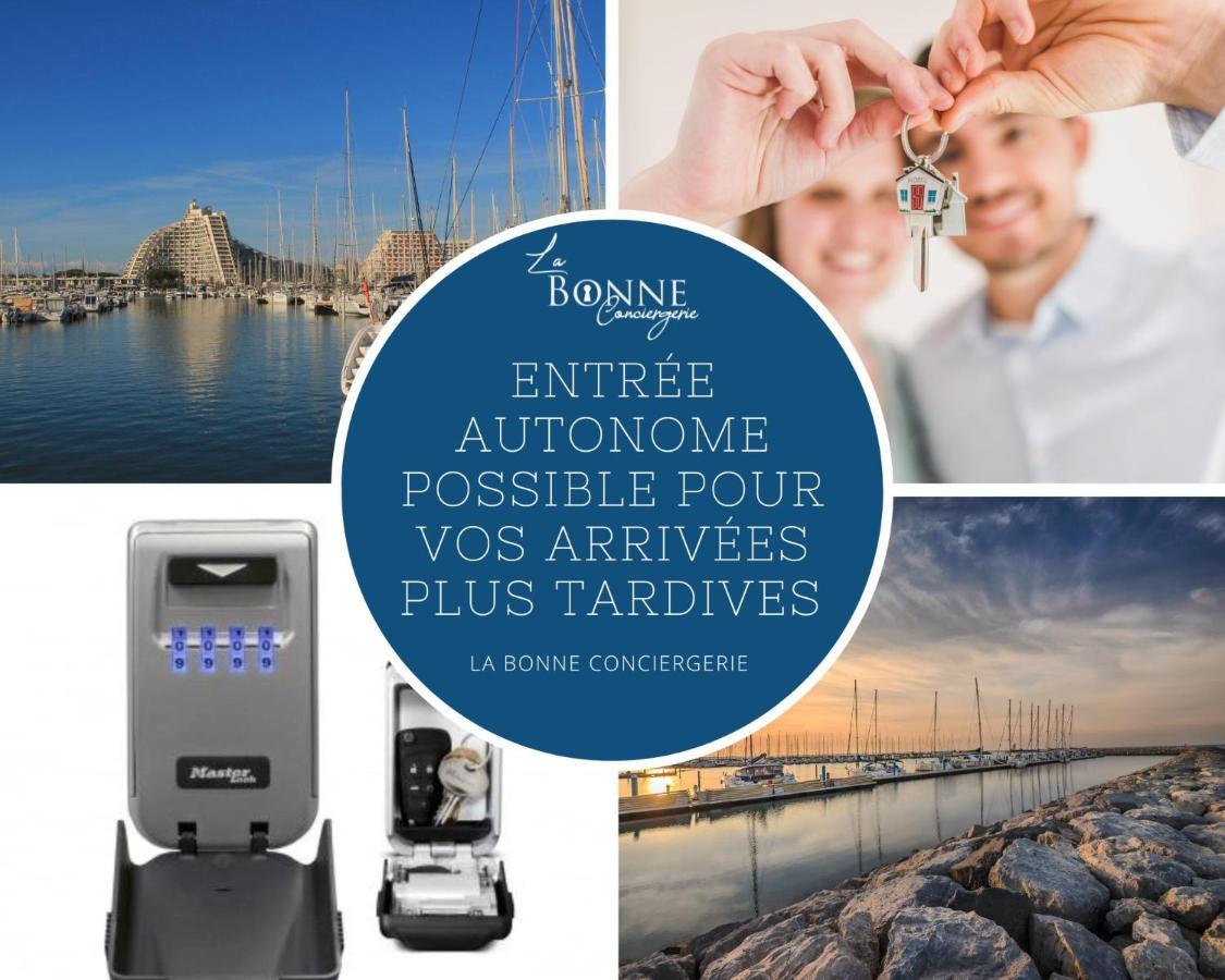 Studio Vasco / Confortable / Lumineux / Parking Prive La Grande Motte Luaran gambar
